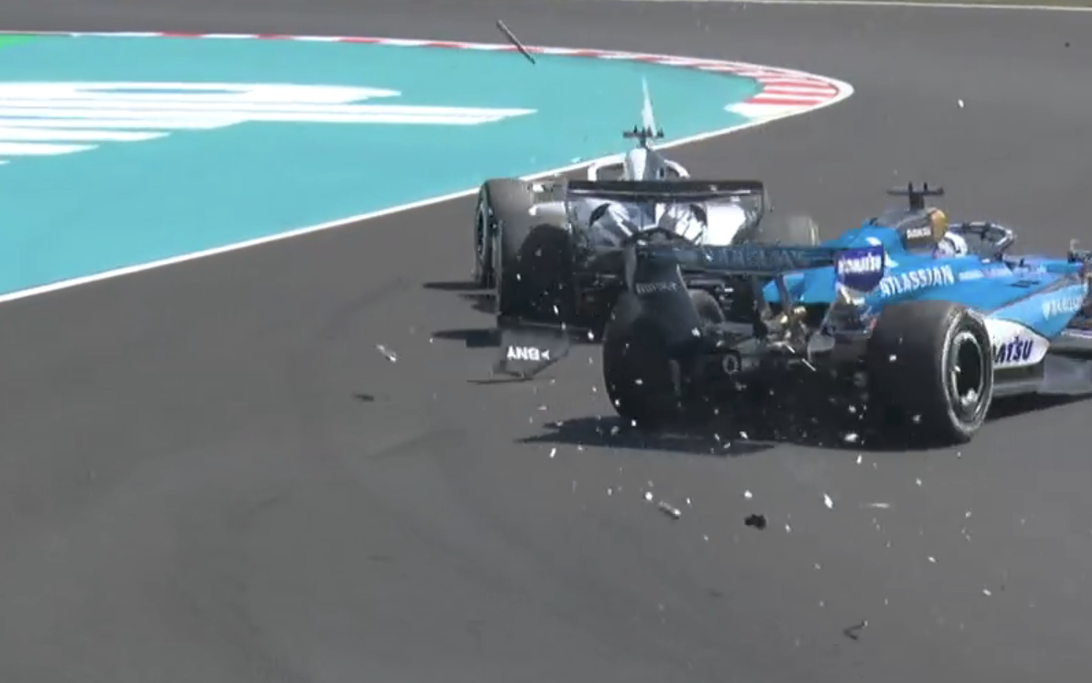 La FIA no tomará medidas adicionales por la colisión Albon-Pérez en la FP1