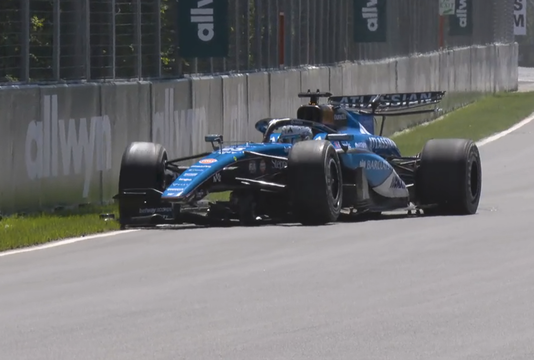 Albon crash screenshot canada