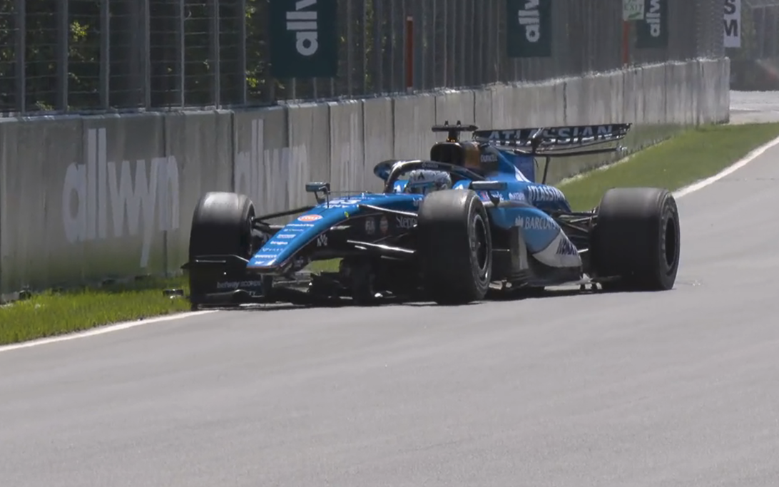 Albon crash screenshot canada