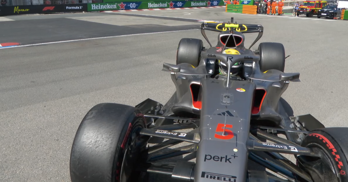 Gabriel Bortoleto triggers first Monaco qualifying red flag
