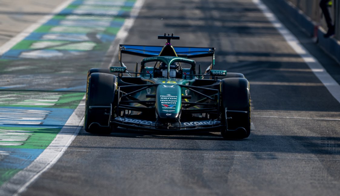 Stroll Bahrain test Week 2 Day 3