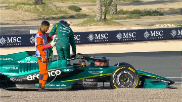 Aston Martin concede 'wheels not turning' as pre-season misery continues