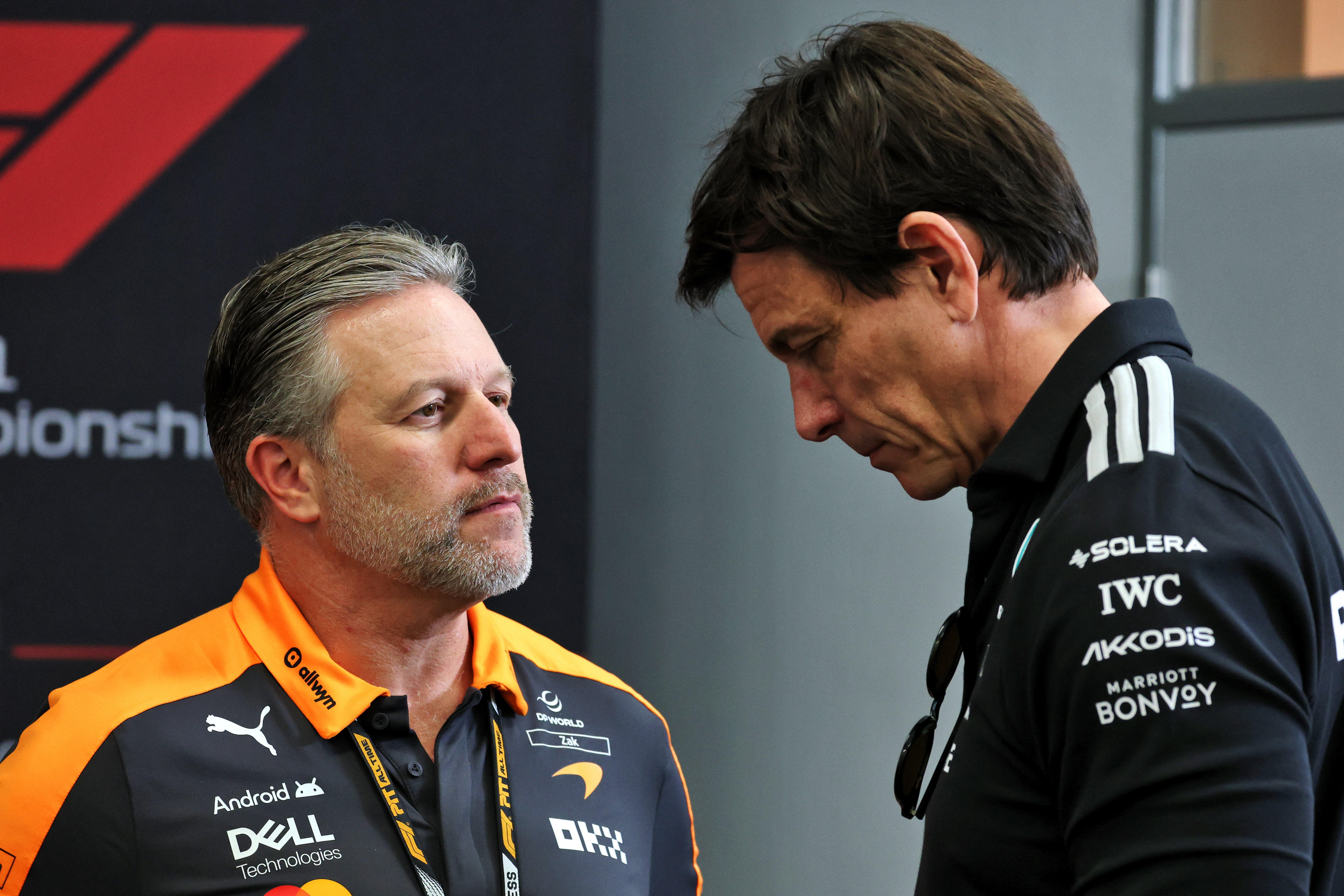 Zak Brown Toto Wolff