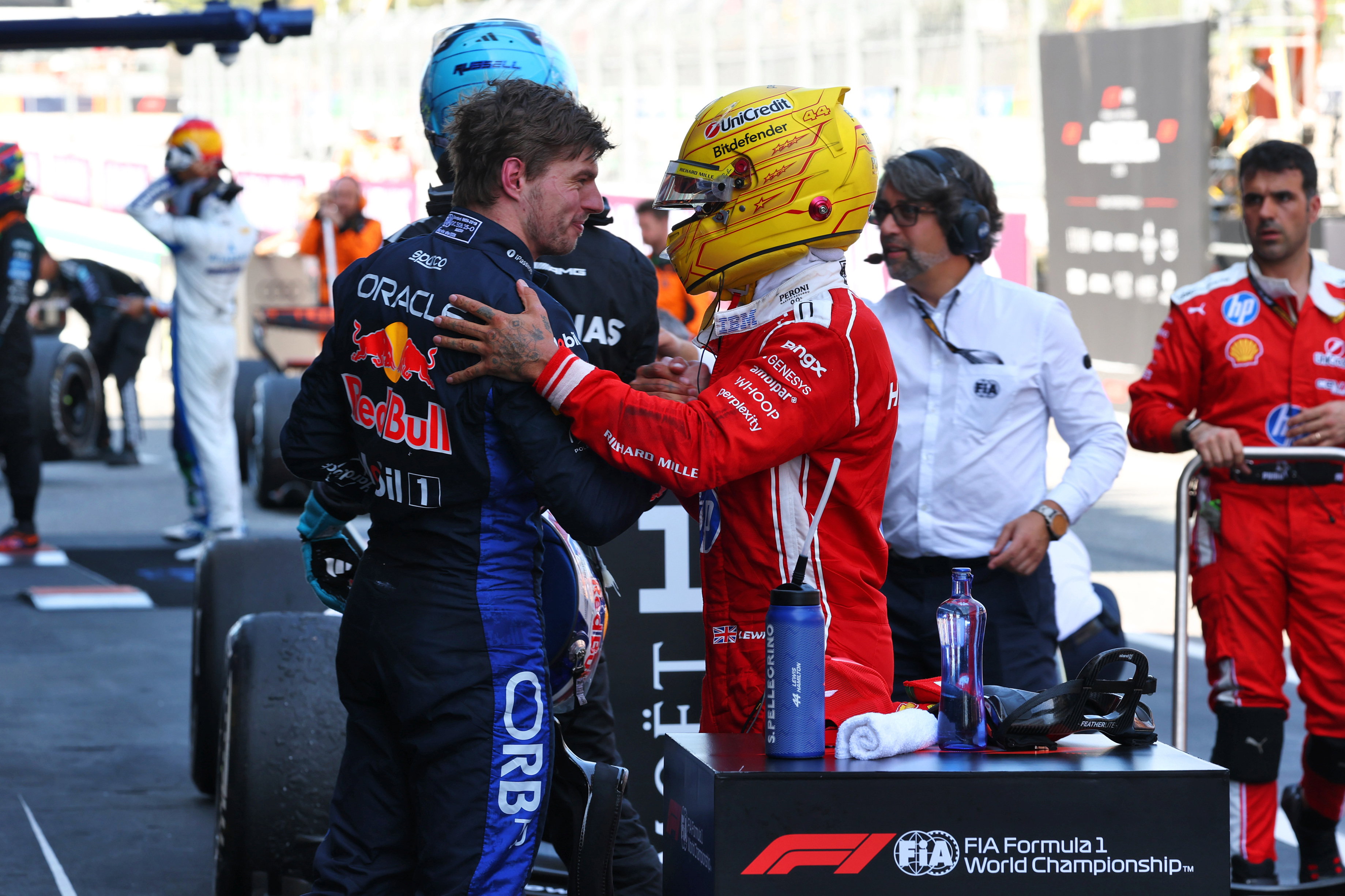 Verstappen Hamilton