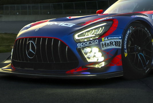 Verstappen Mercedes headlight