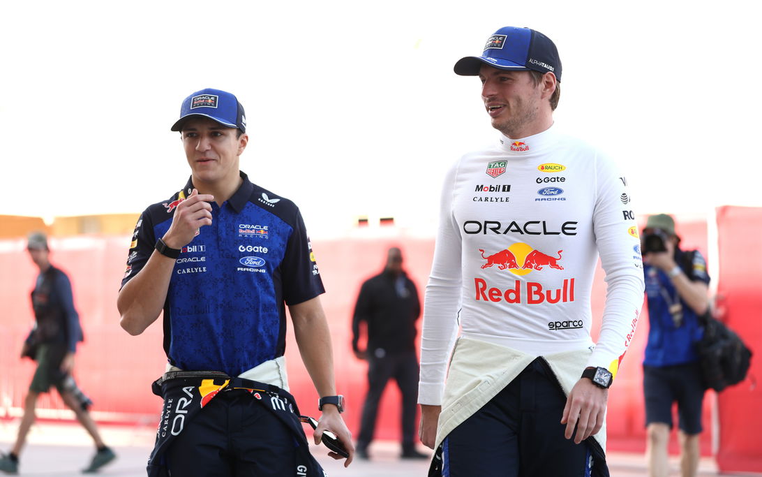 Verstappen Hadjar Bahrain Day 1