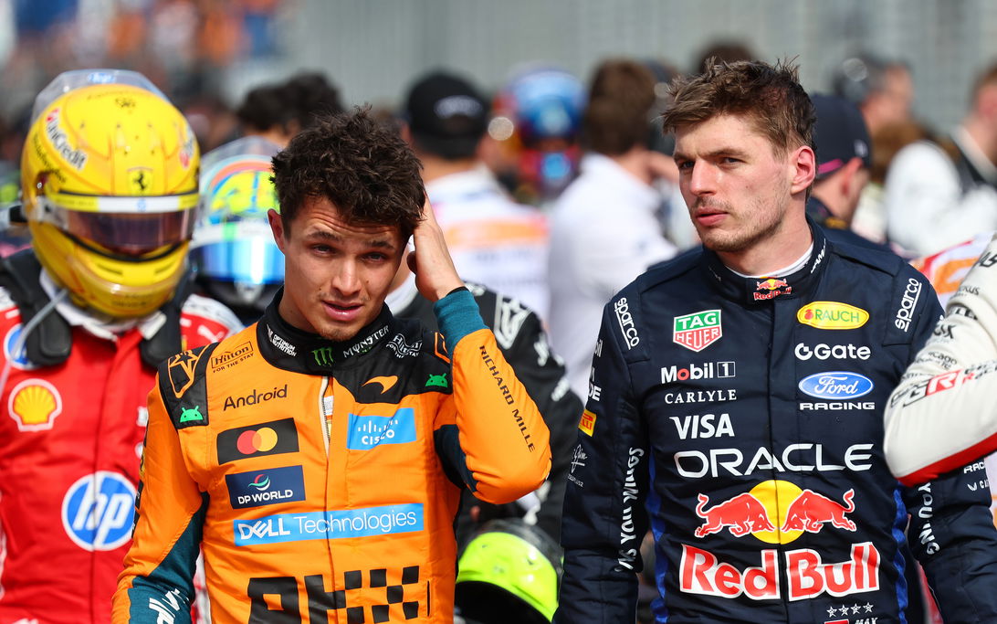 Verstappen Norris Australia race