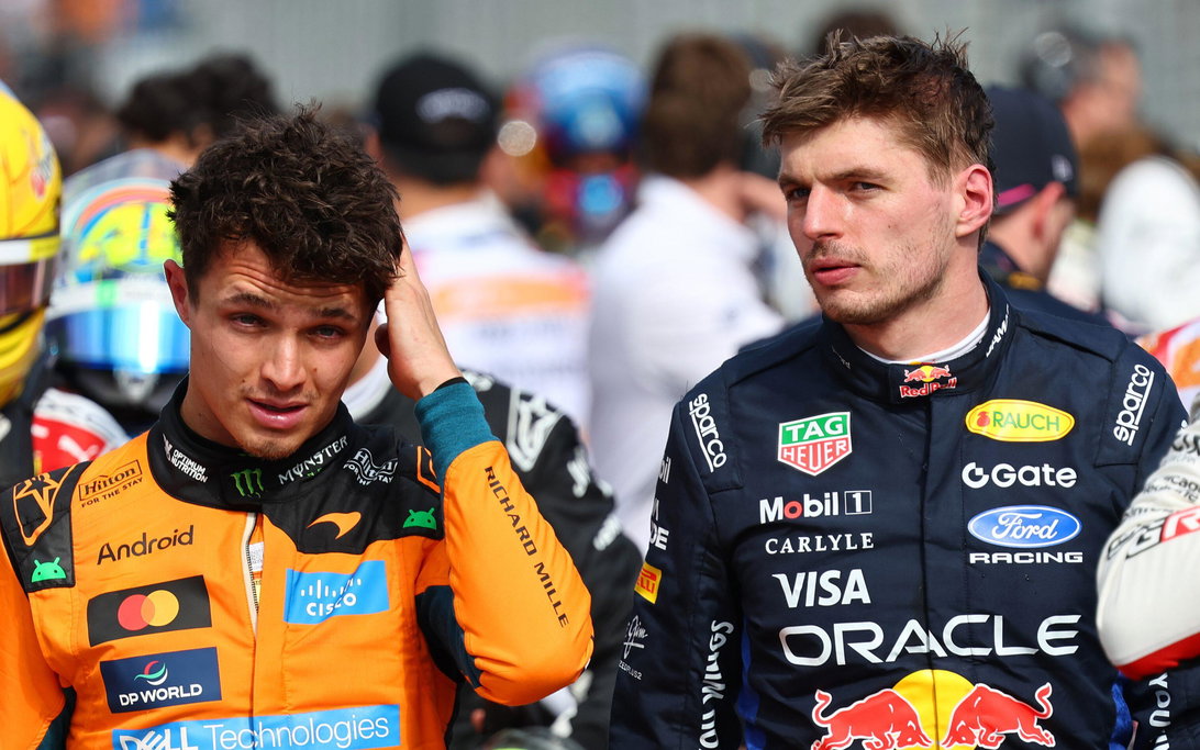 Verstappen Norris Australia race