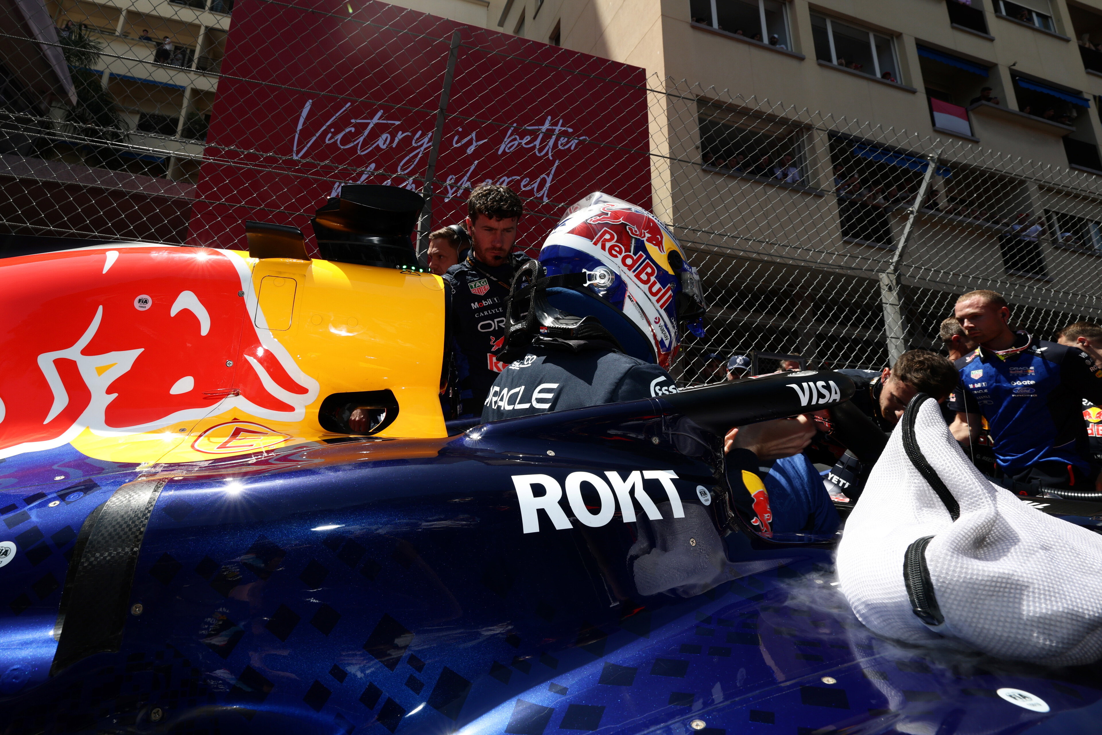 Verstappen grid Monaco