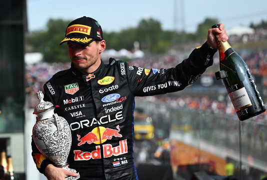 Verstappen Podium Hungary