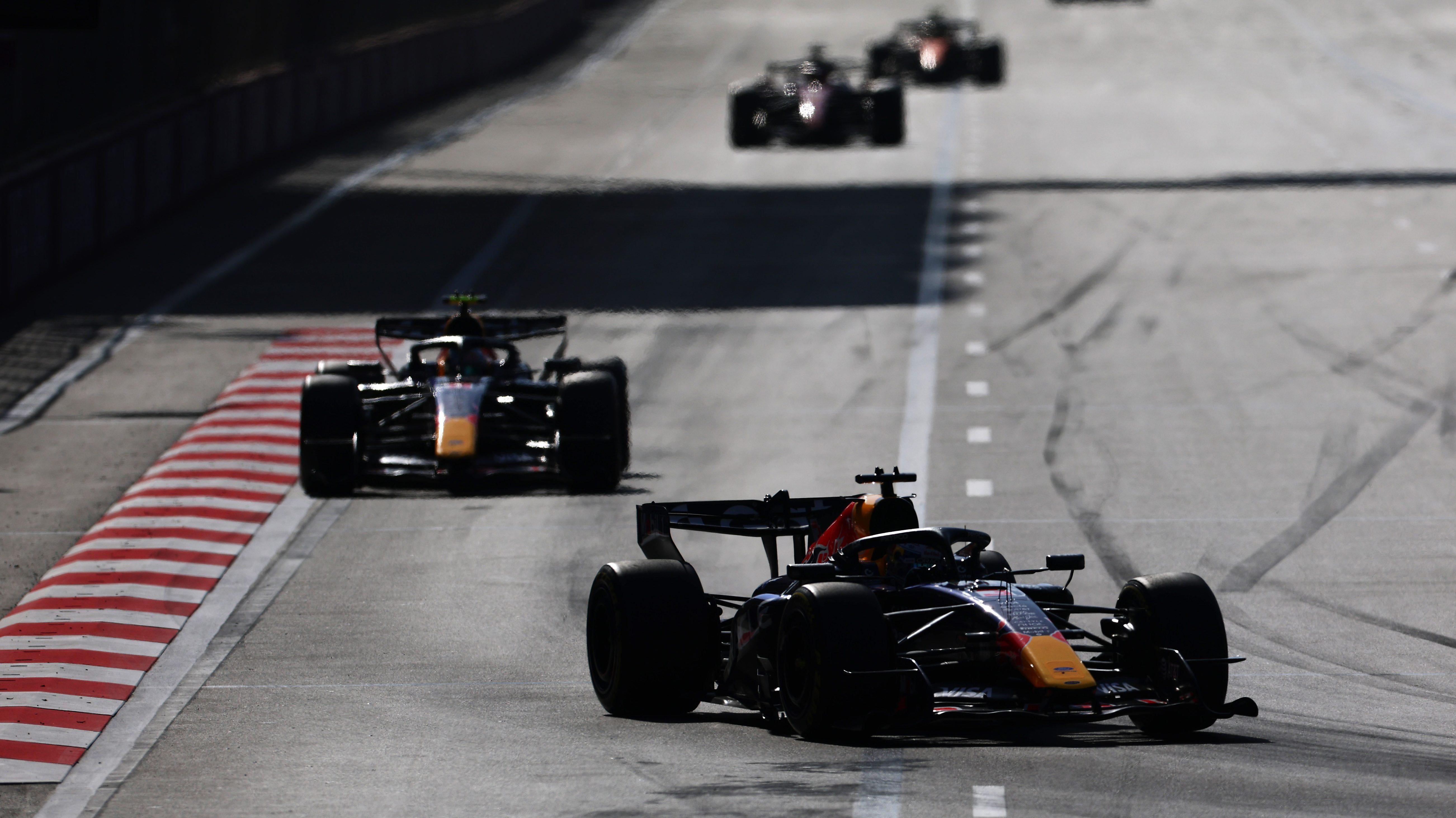 Verstappen race Baku