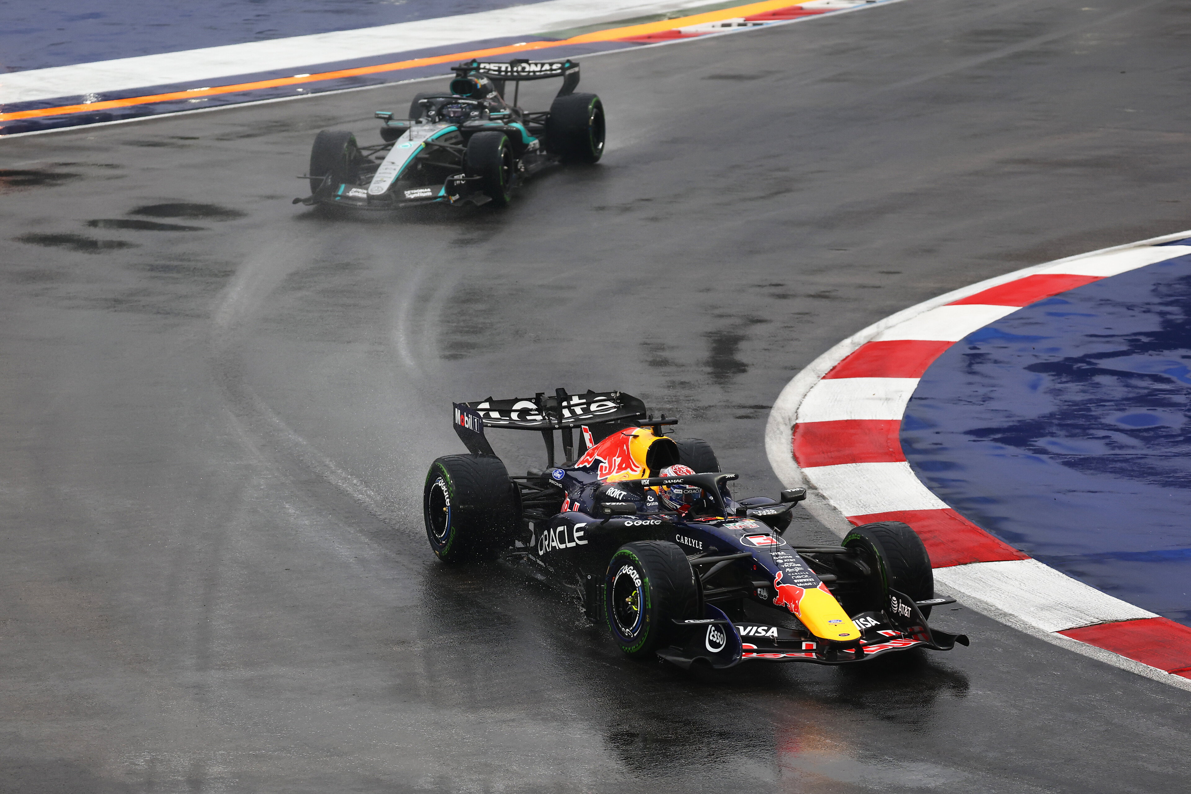 Verstappen sprint Singapore rain
