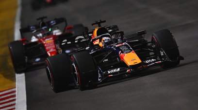 Verstappen Leclerc race Singapore
