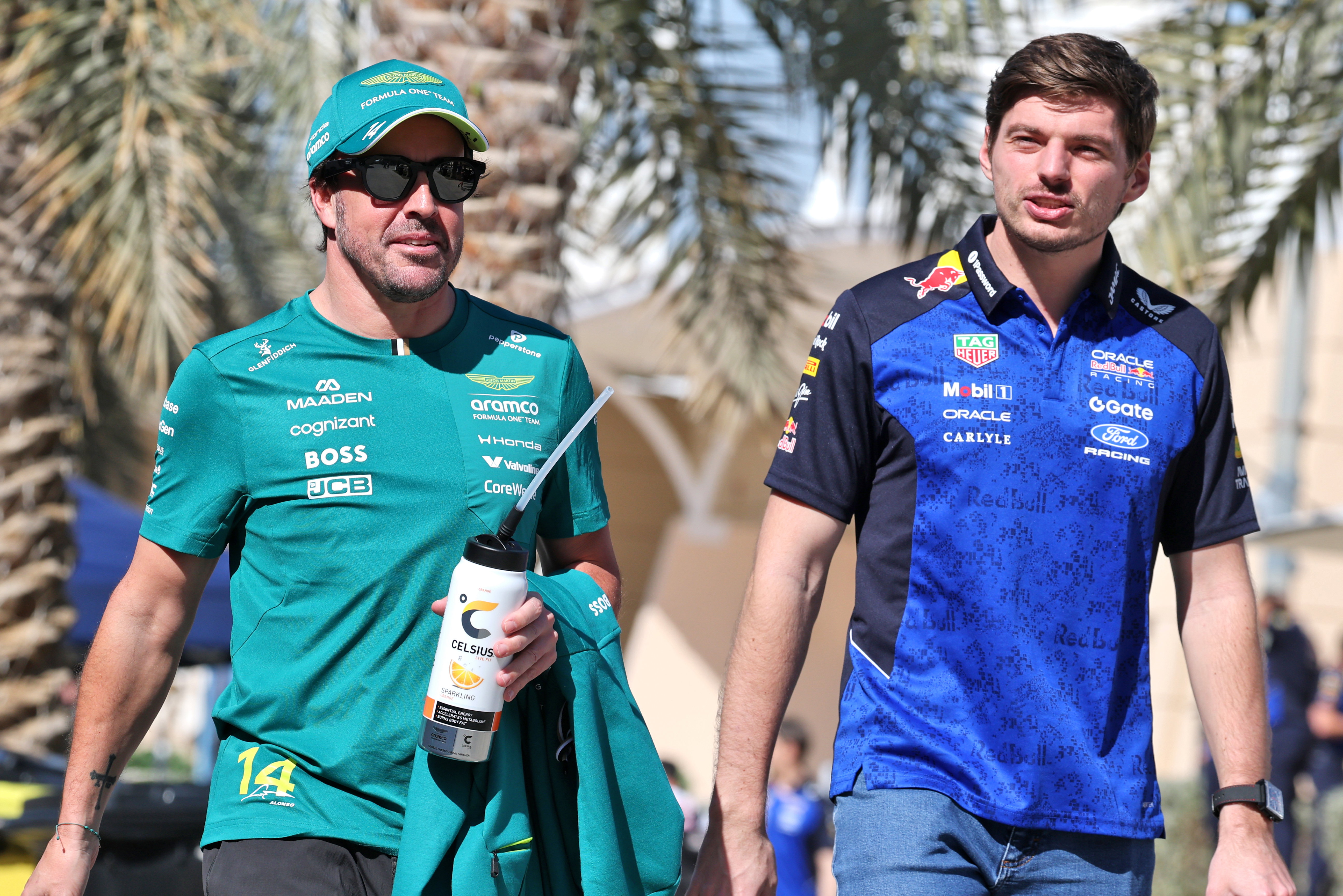 Verstappen Alonso testing