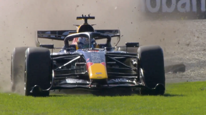 Verstappen Australian gravel
