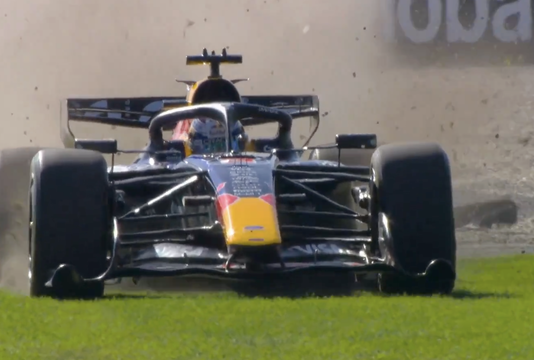 Verstappen Australian gravel