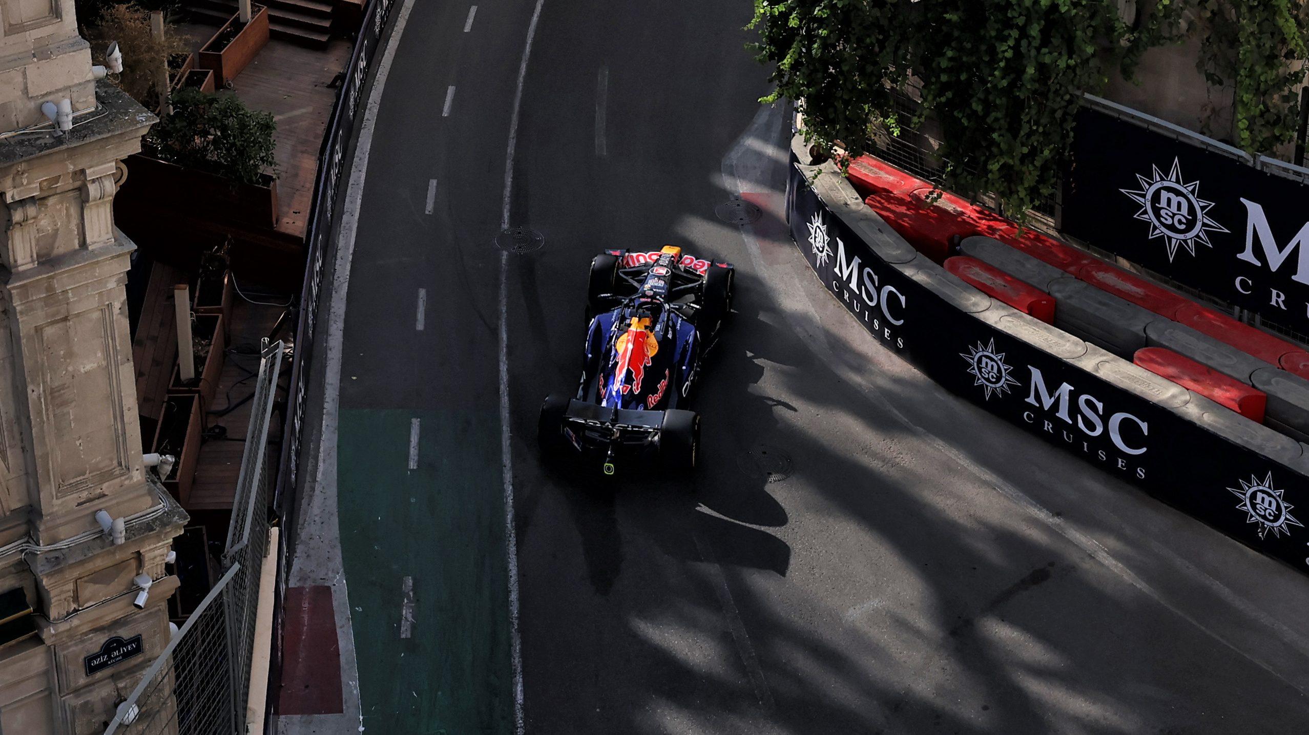 Verstappen FP2 Baku