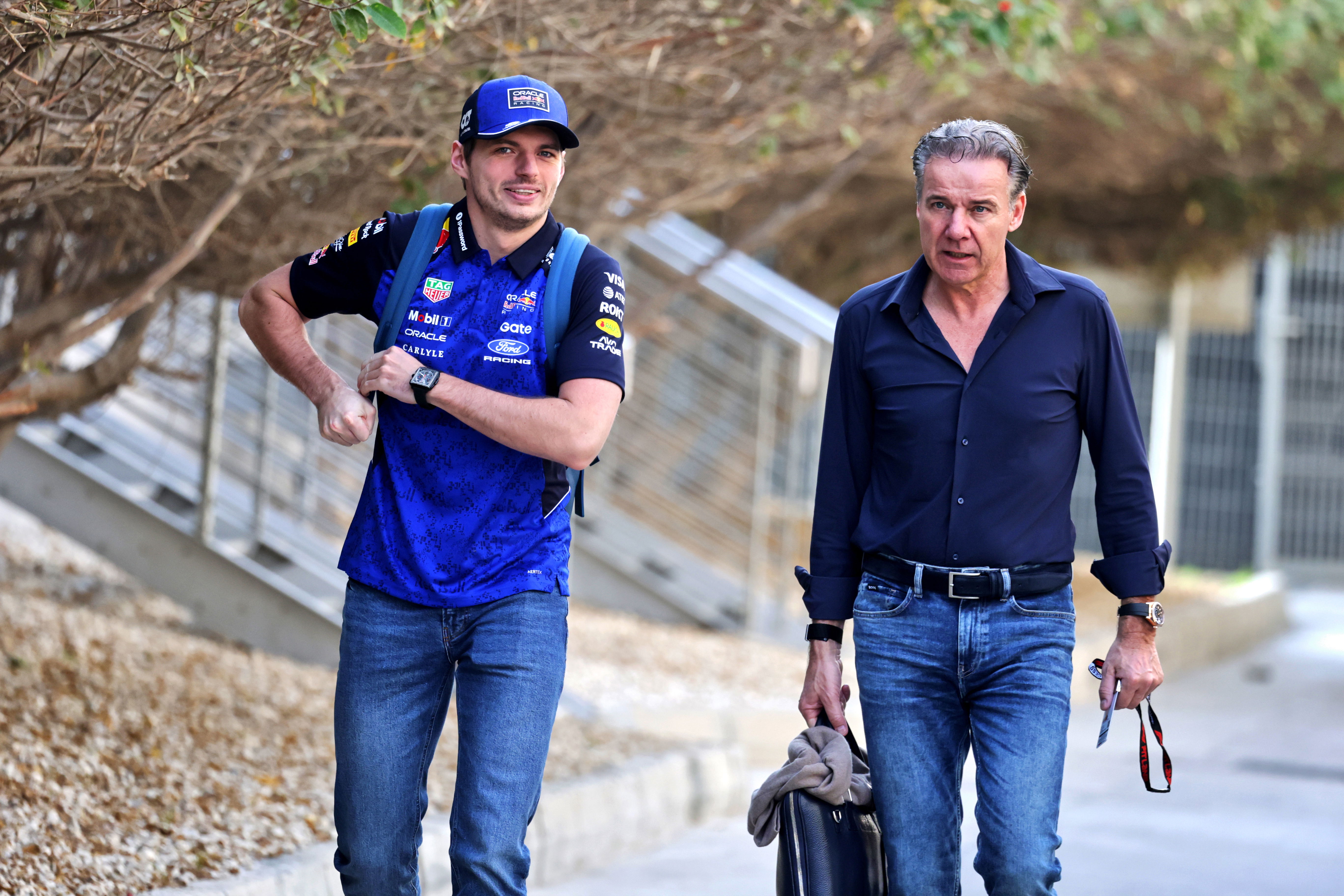 Verstappen Vermeulen testing Bahrain