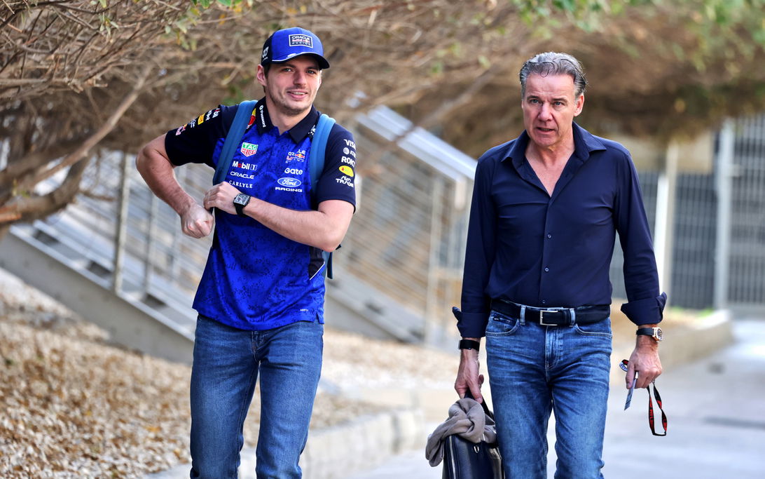 Verstappen Vermeulen testing Bahrain