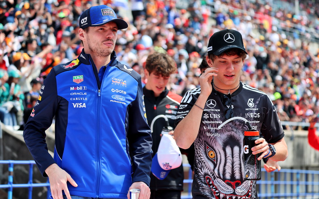 Verstappen Antonelli Sunday Japan