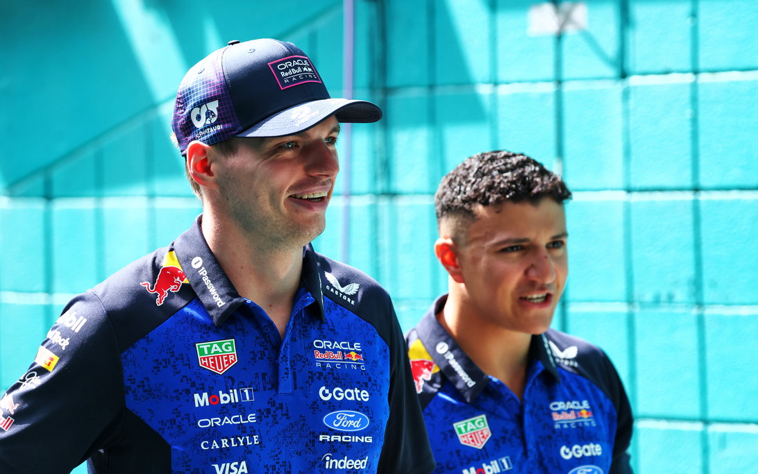 Verstappen Hadjar Miami