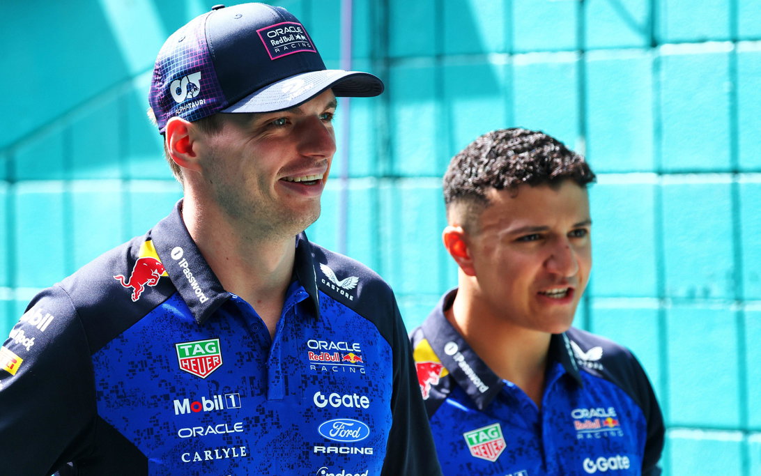 Verstappen Hadjar Miami