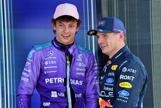 Antonelli Verstappen Miami Q