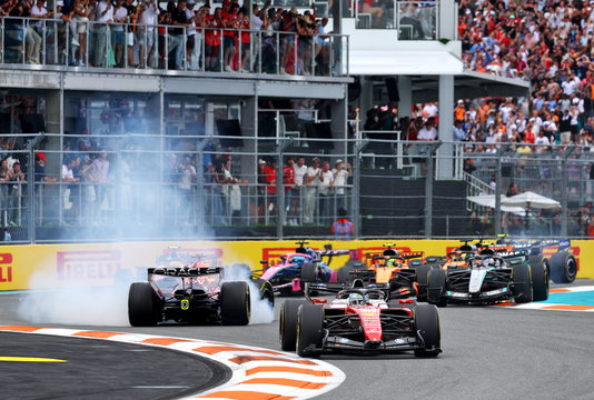 Verstappen 360 start race Miami