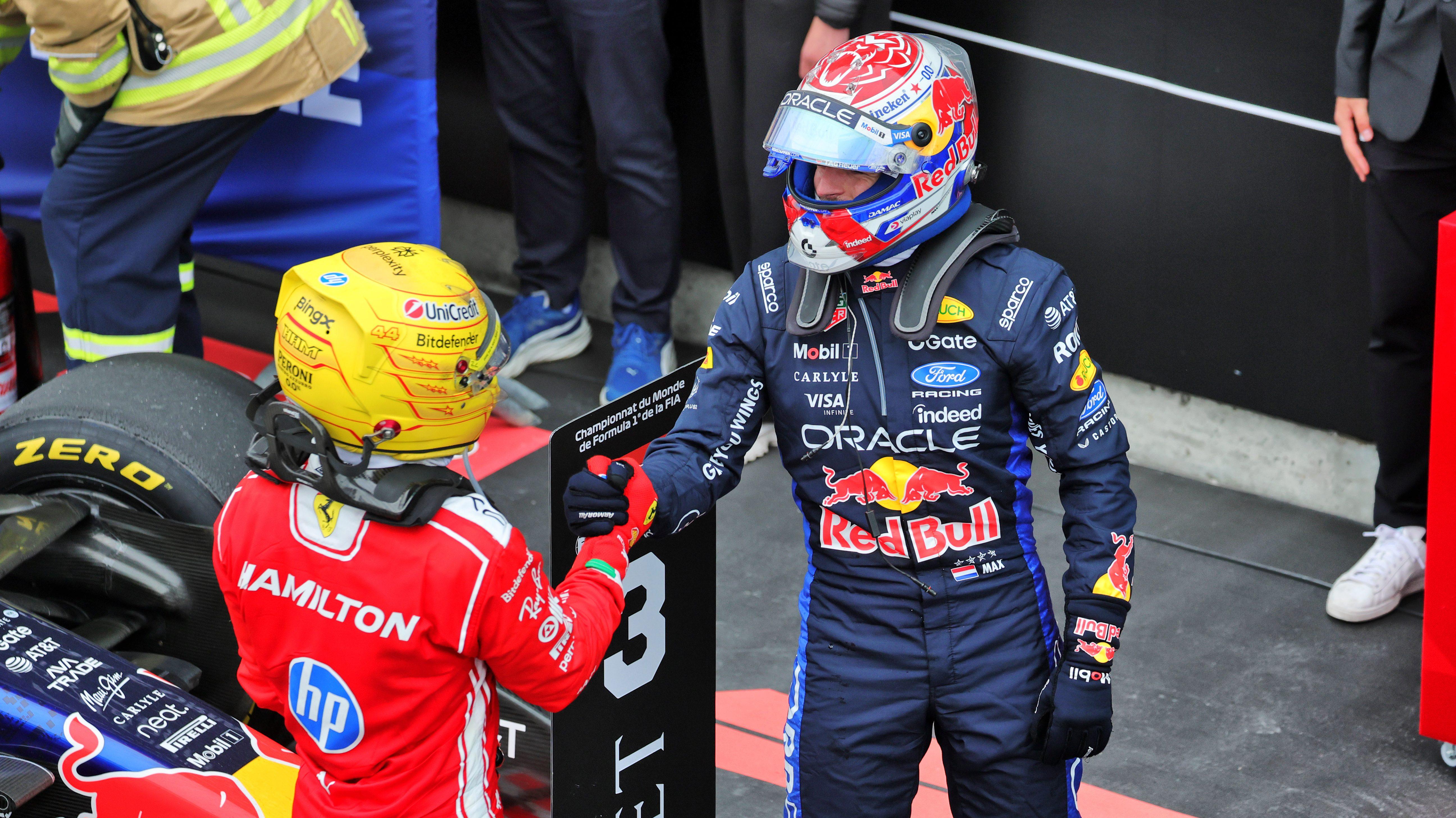 Verstappen Hamilton podium Canada