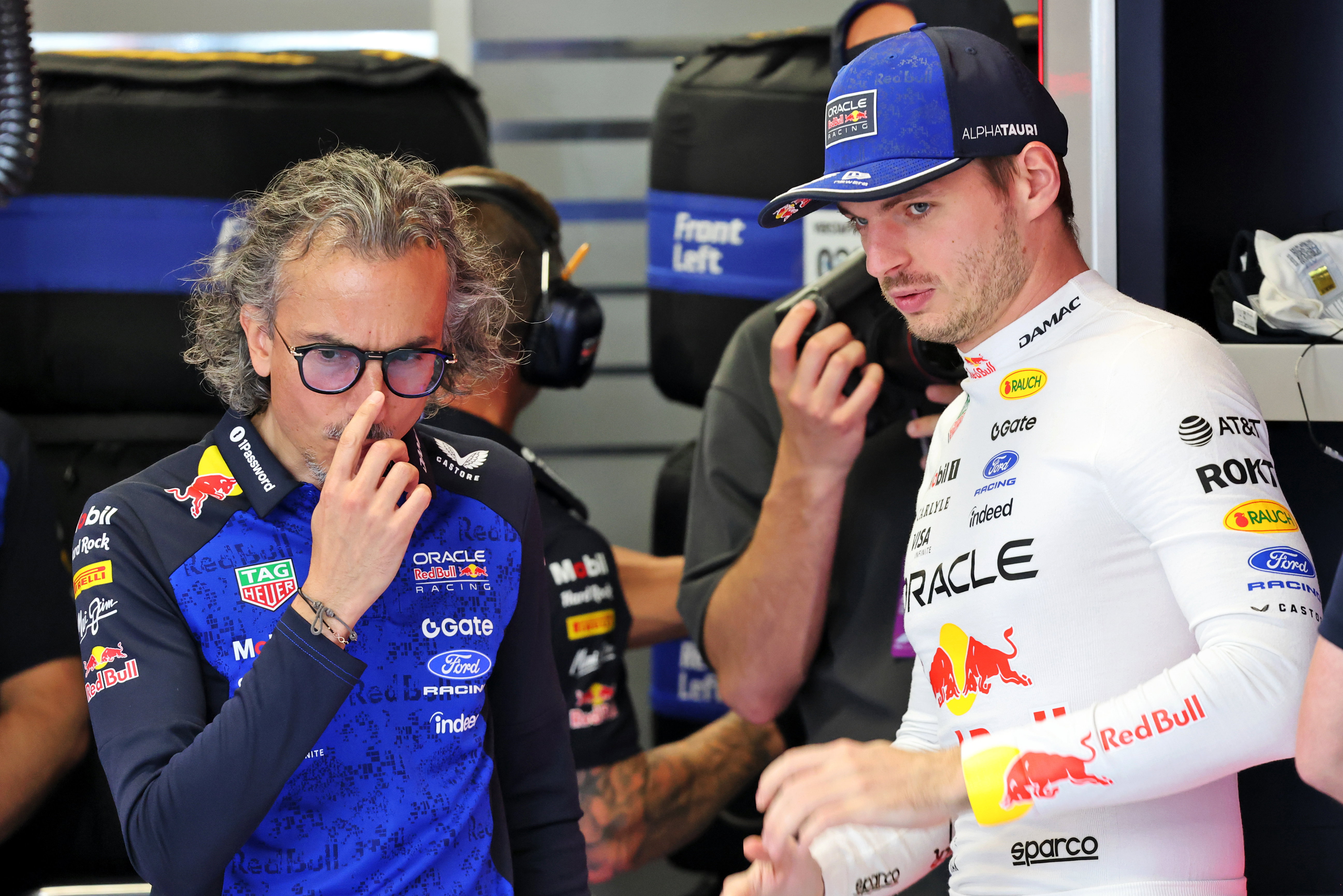 Verstappen Mekies Barcelona