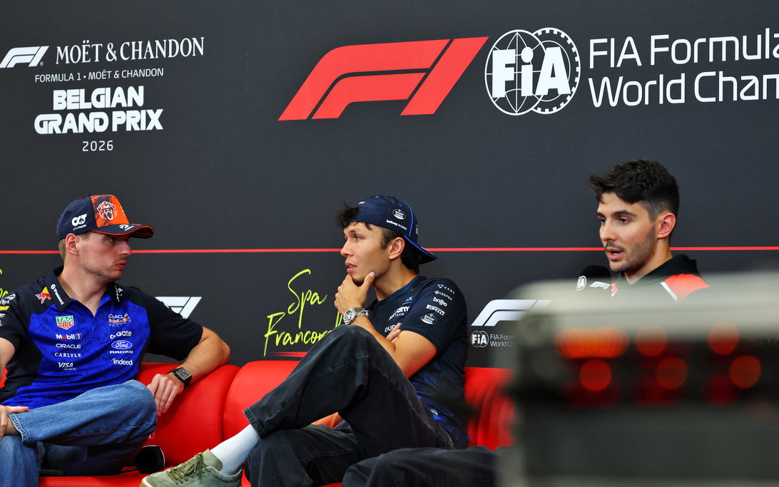 Verstappen Albon Ocon Spa Belgium