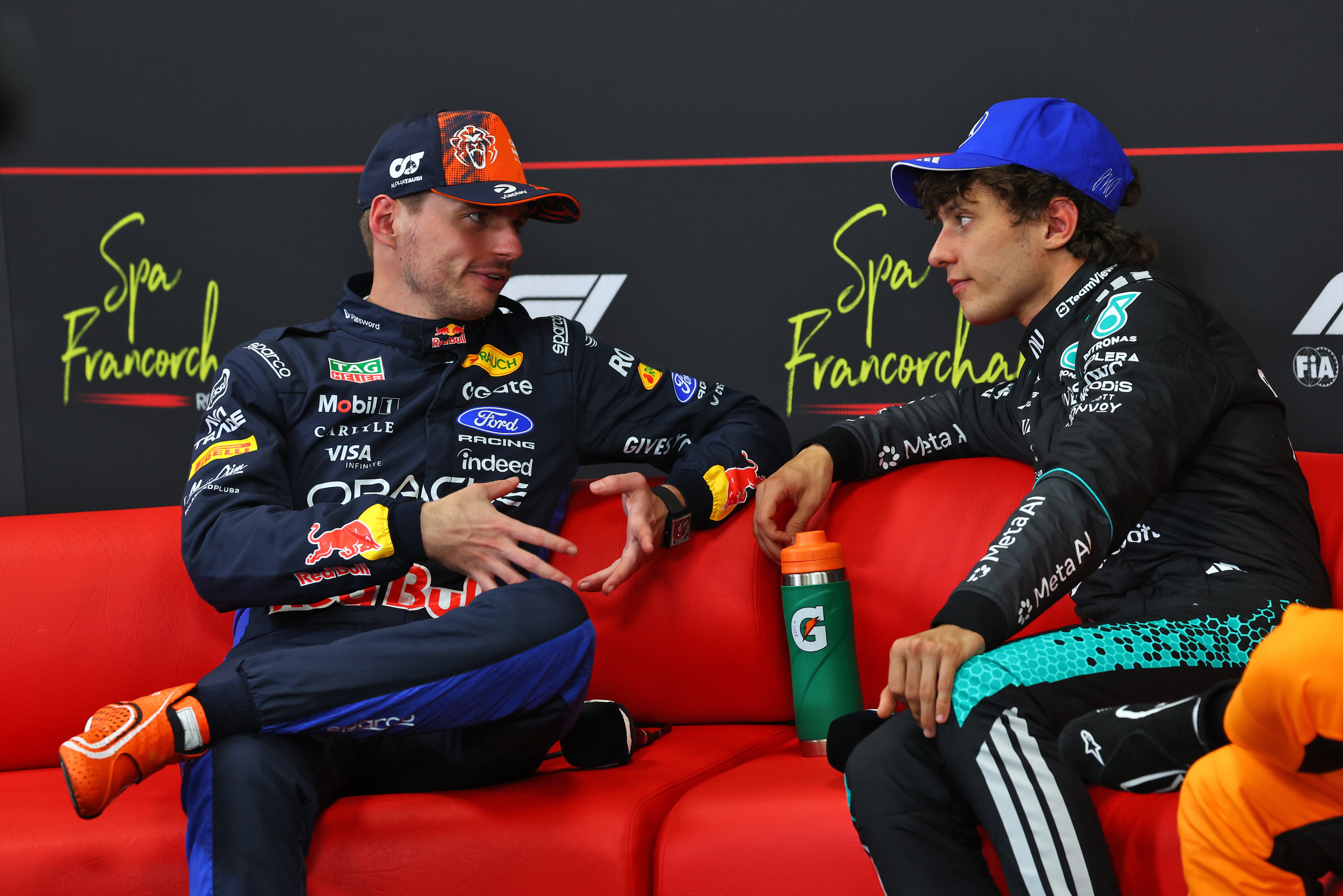 Verstappen Antonelli Quali Belgium