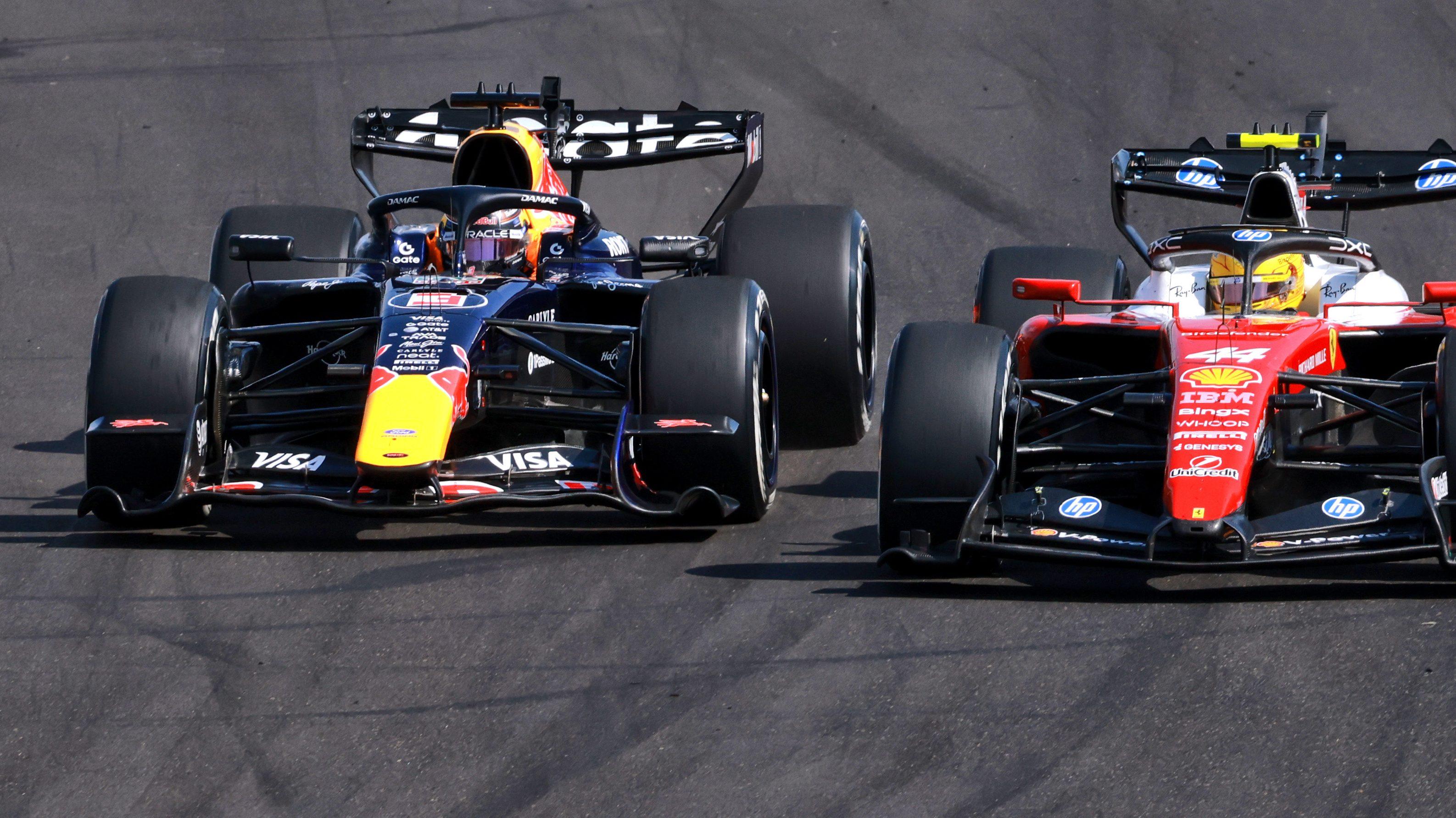 Verstappen Hamilton Hungary