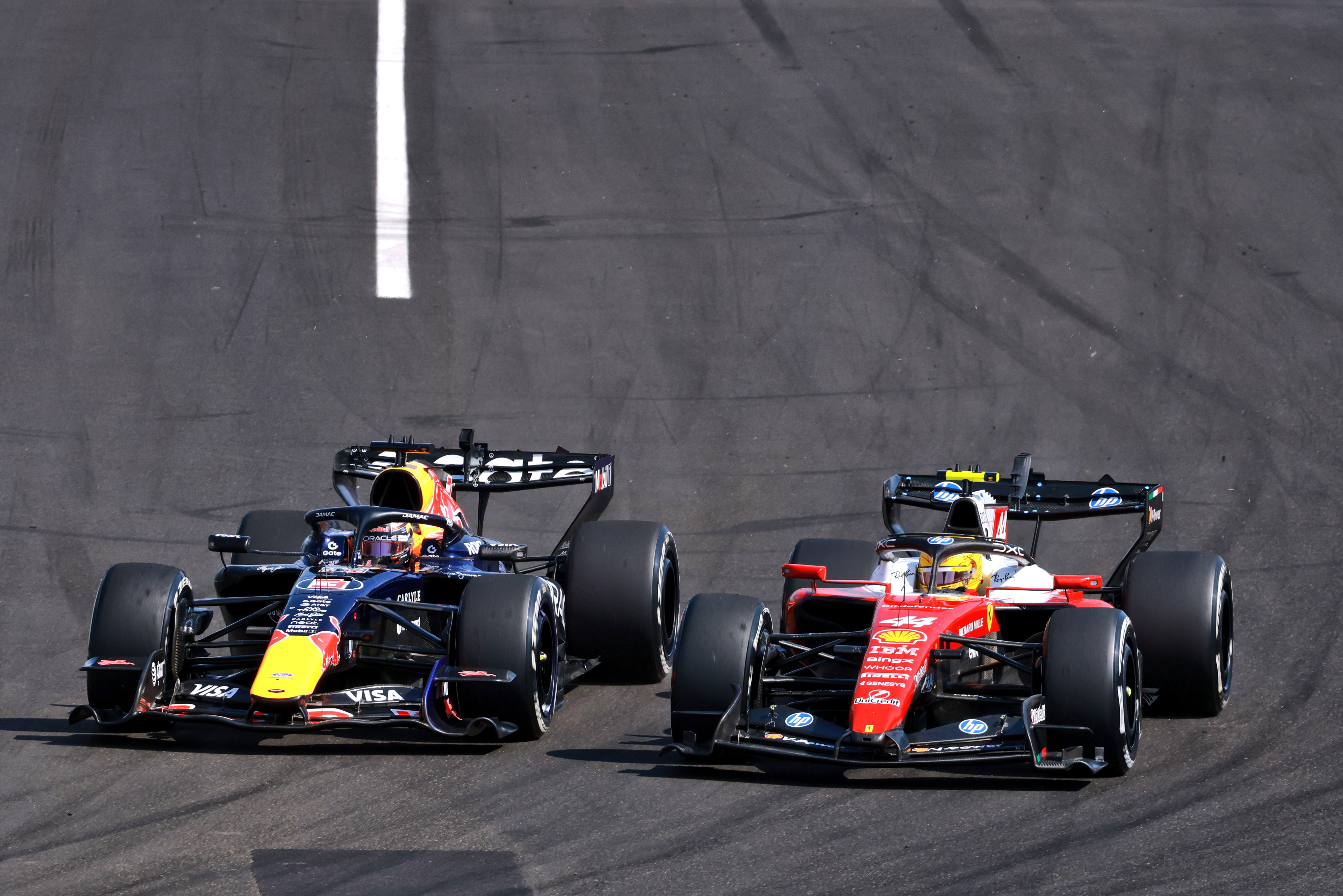 Verstappen Hamilton overtake Hungary race