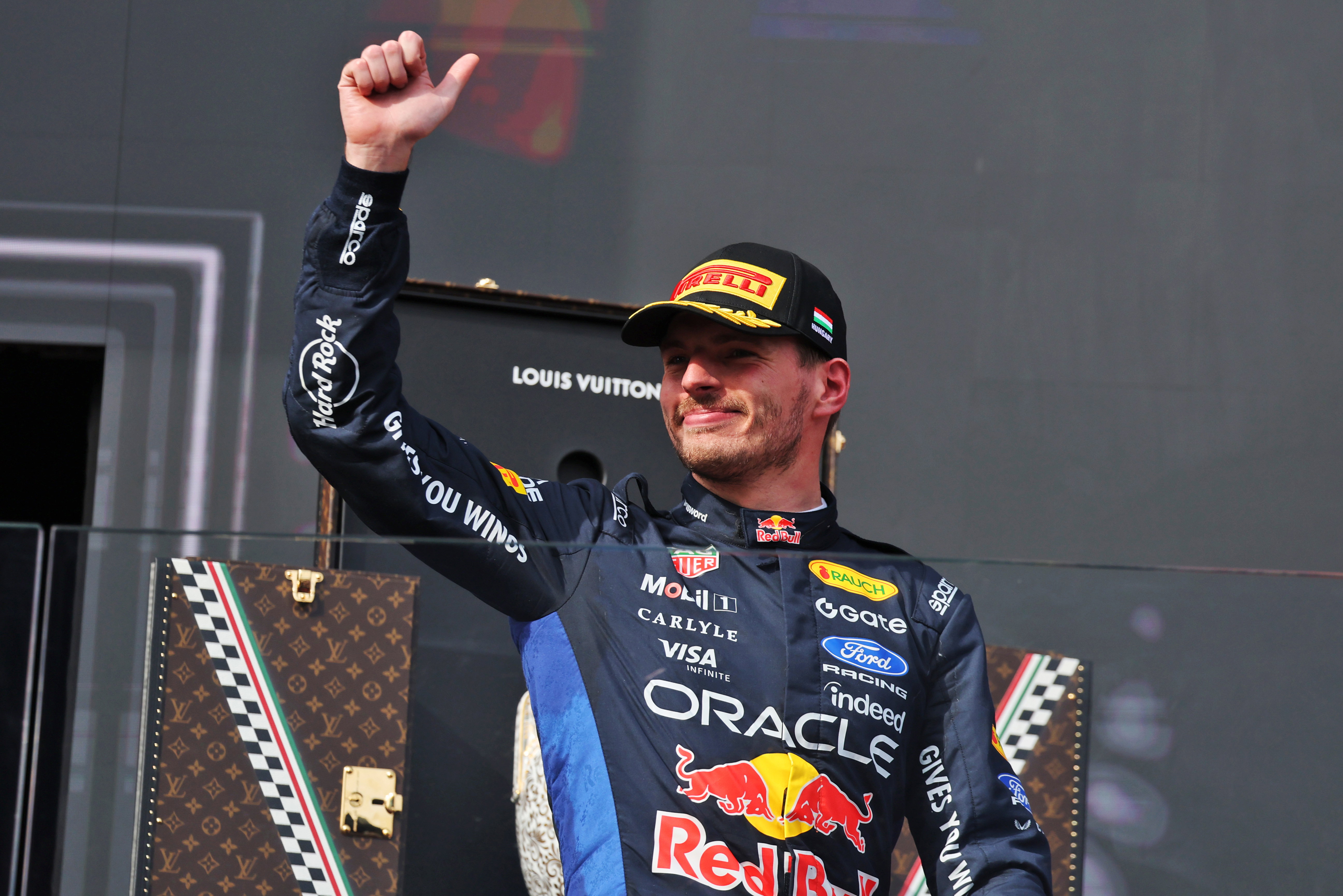 Verstappen podium Hungary