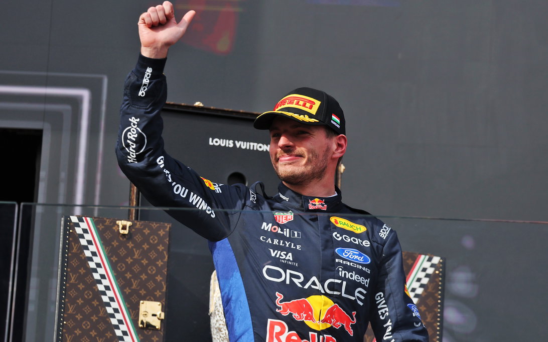 Verstappen podium Hungary