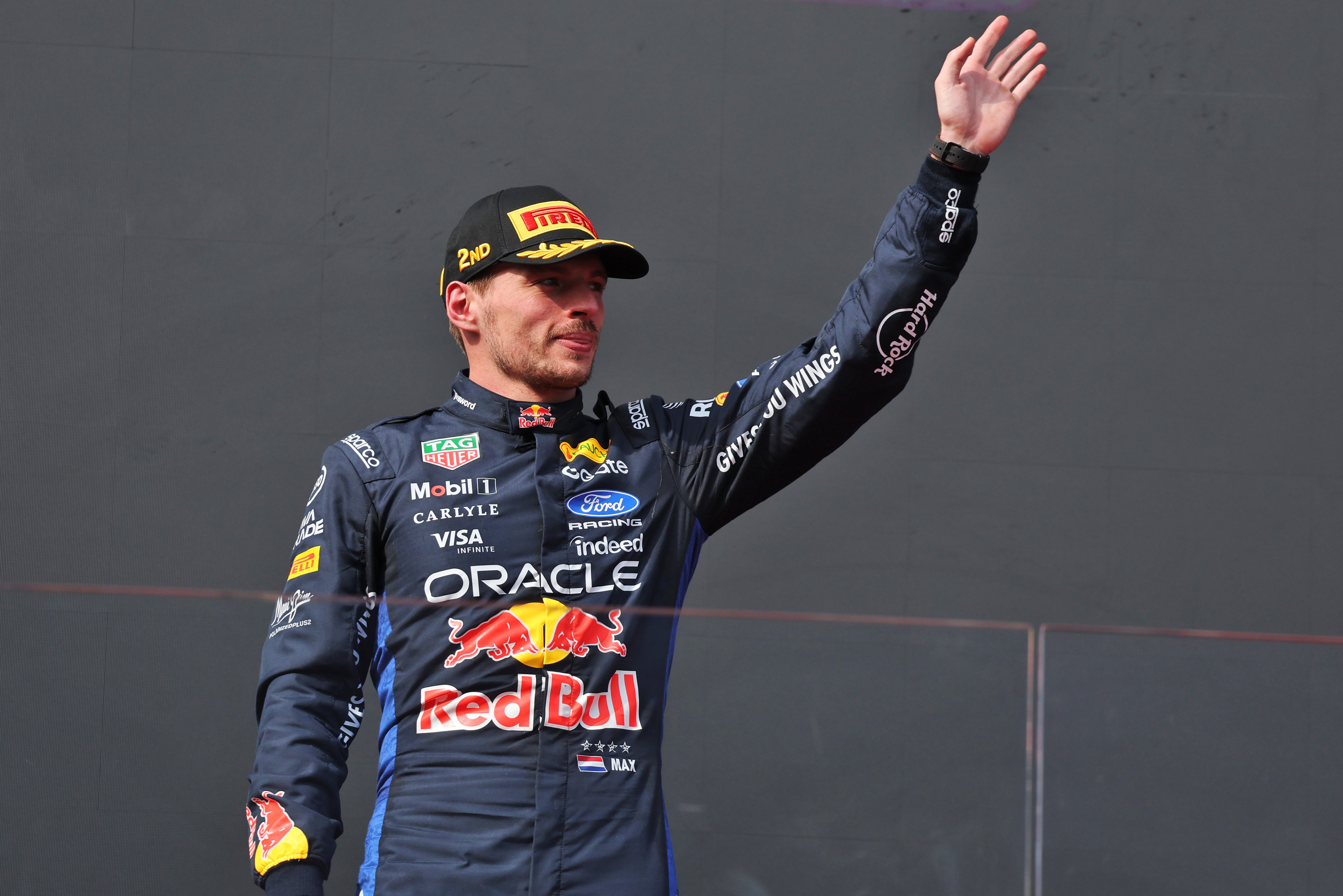Verstappen Hungary podium