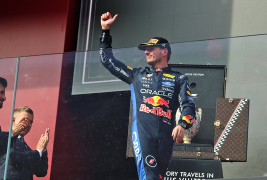 Verstappen Hungary podium