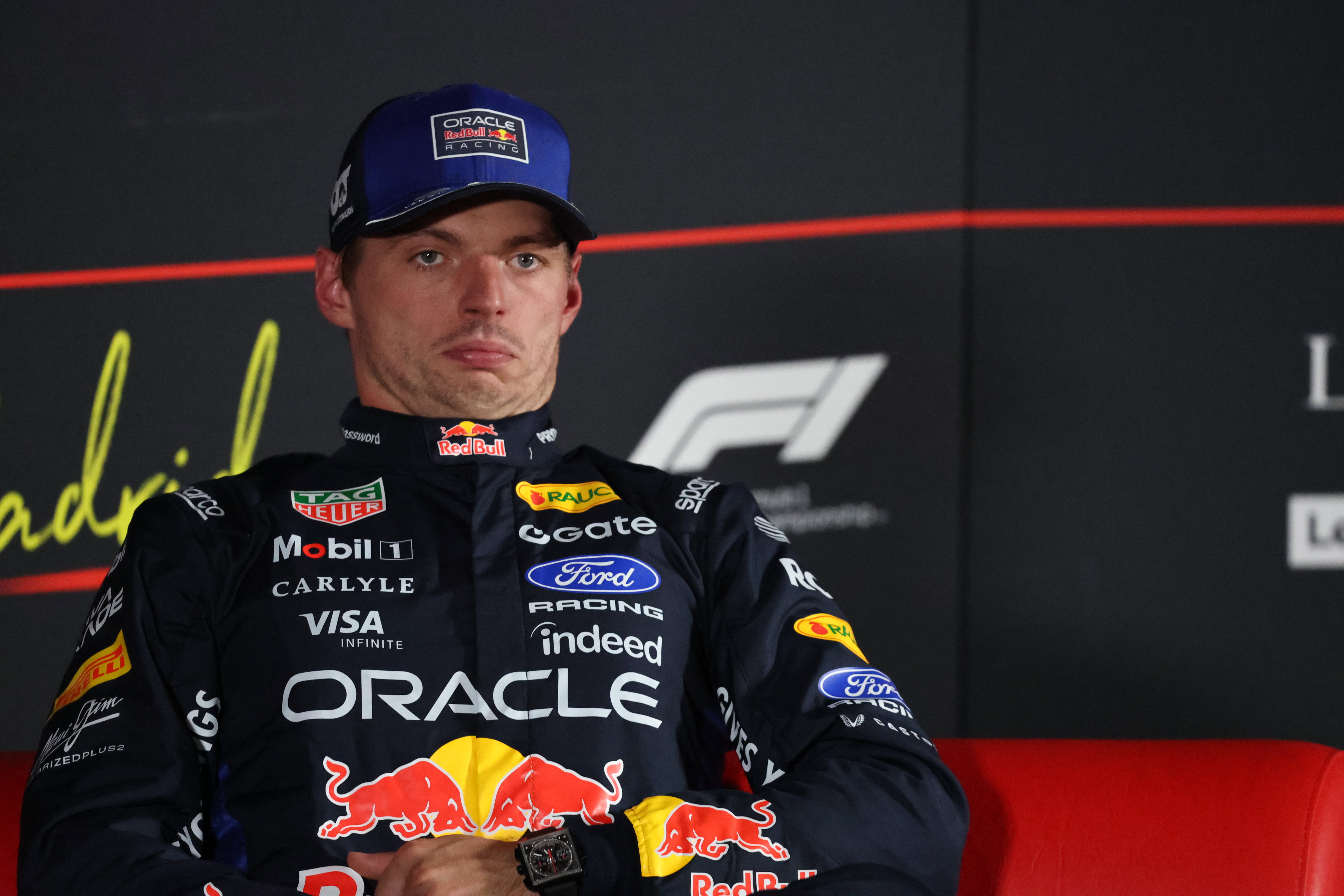 Verstappen Post Q Presser Madrid