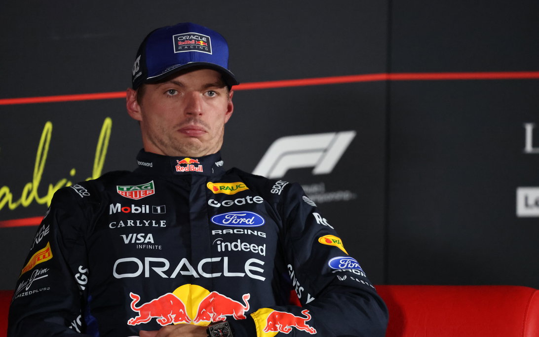 Verstappen Post Q Presser Madrid