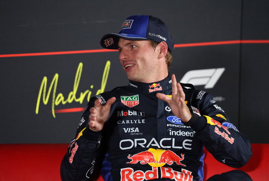 Verstappen Post Q presser Madrid