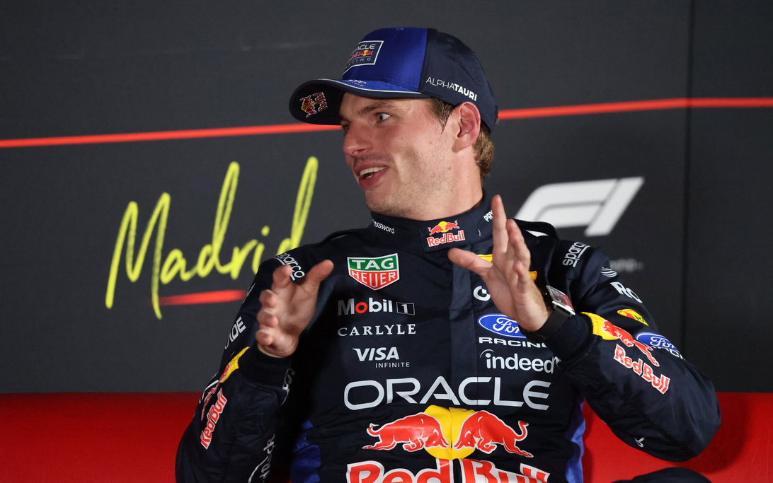 Verstappen Post Q presser Madrid