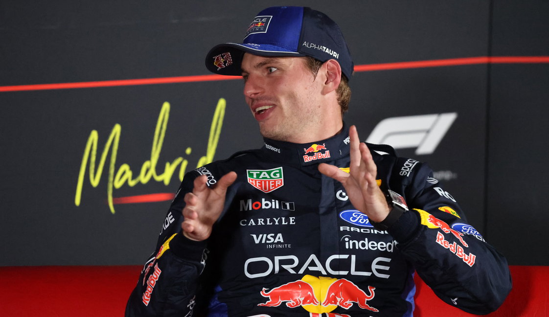 Verstappen Post Q presser Madrid