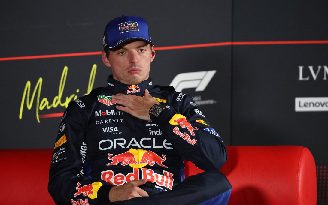 Verstappen Post Q Presser Madrid