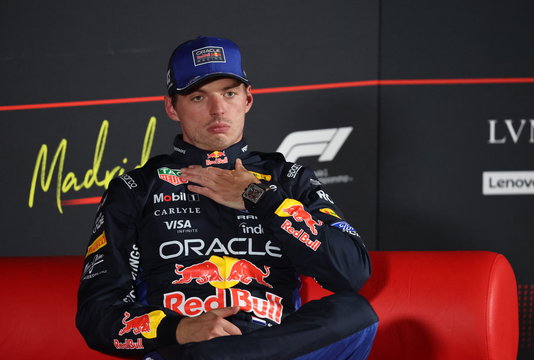 Verstappen Post Q Presser Madrid