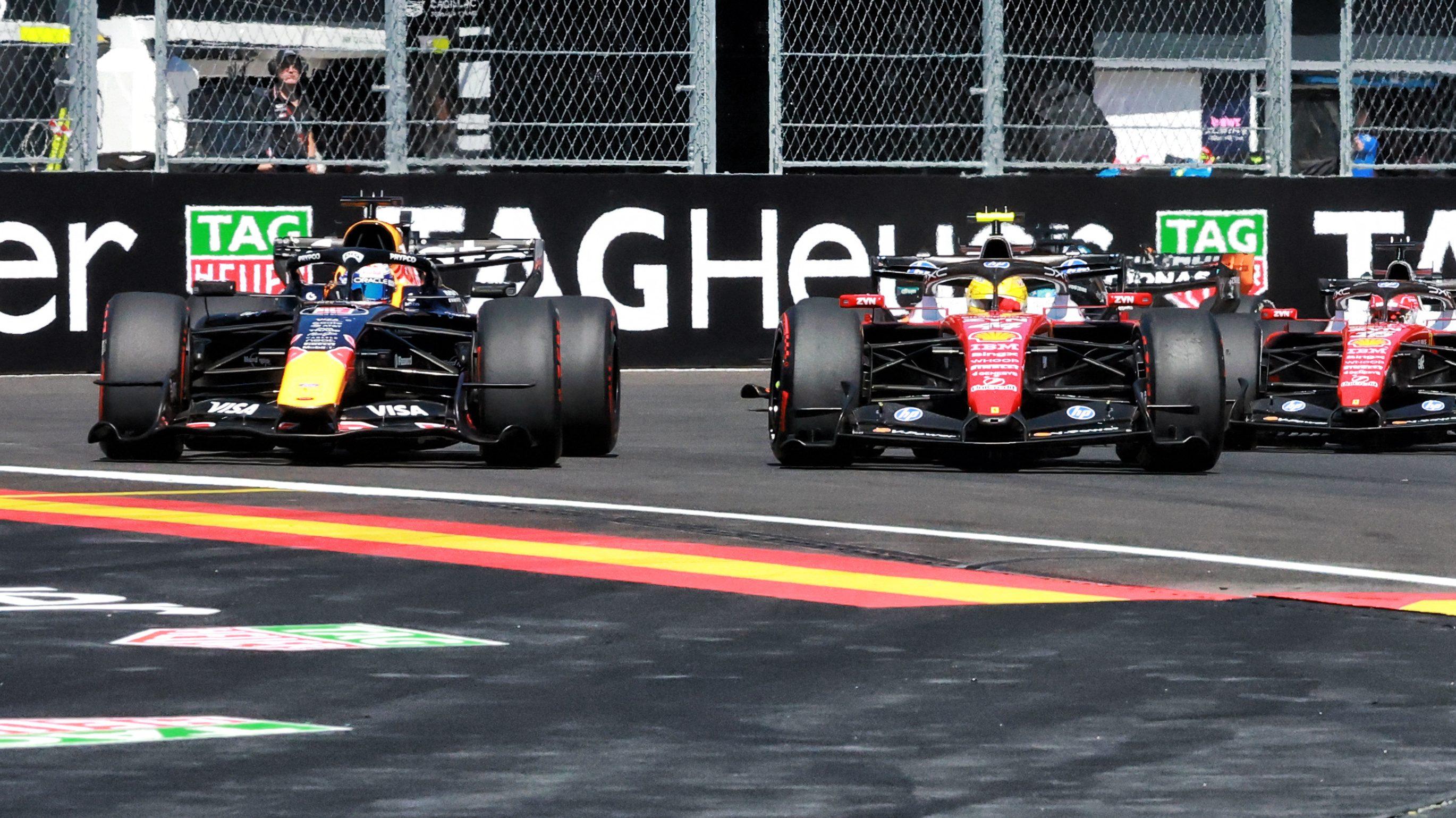 Verstappen Hamilton Madrid start