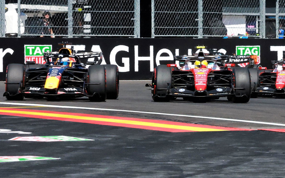 Verstappen Hamilton Madrid start