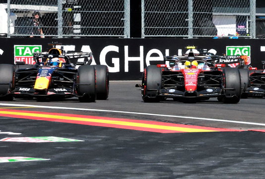 Verstappen Hamilton Madrid start