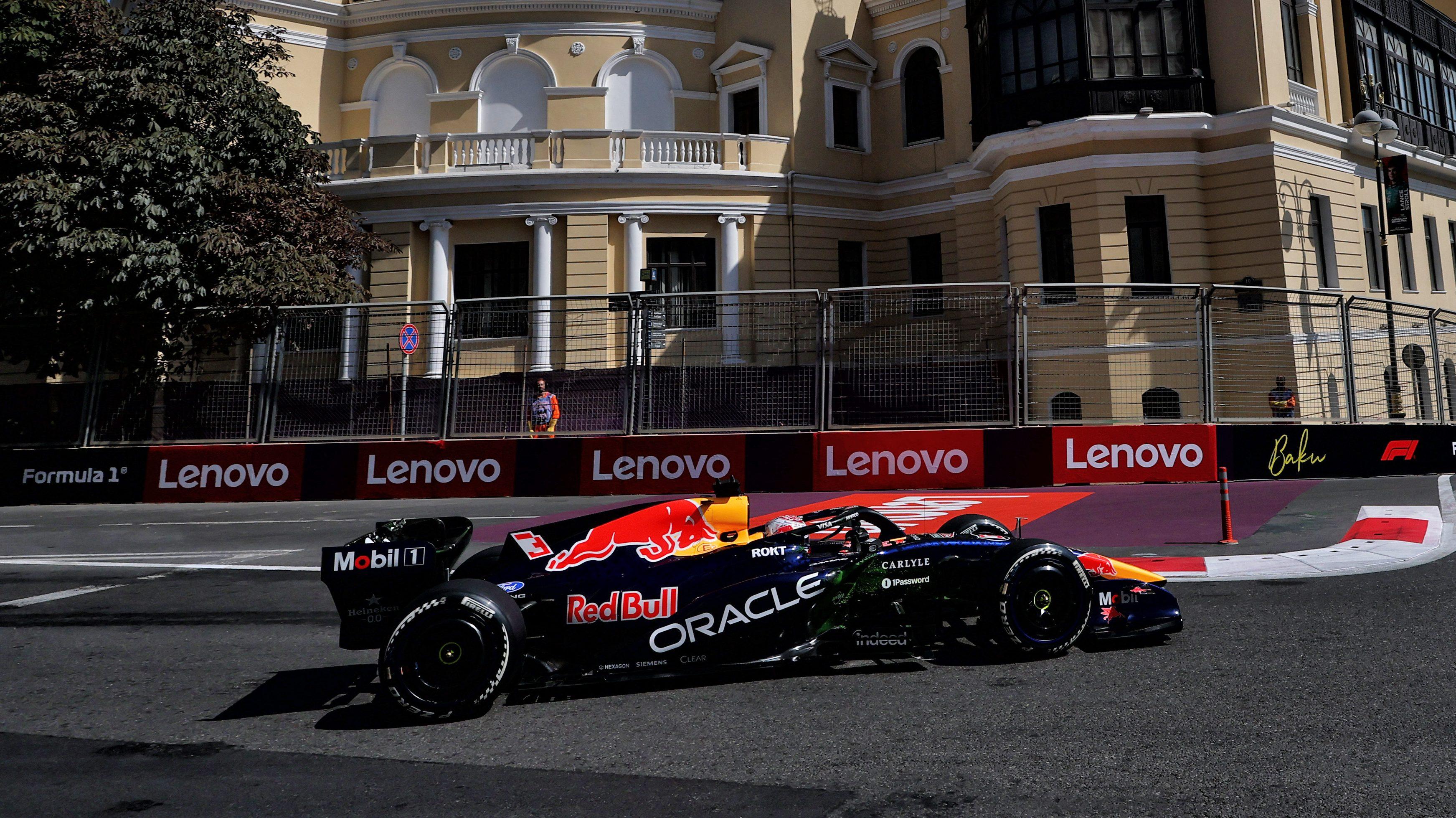 Verstappen FP1 Baku