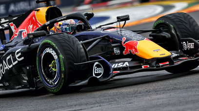Verstappen sprint Singapore wet